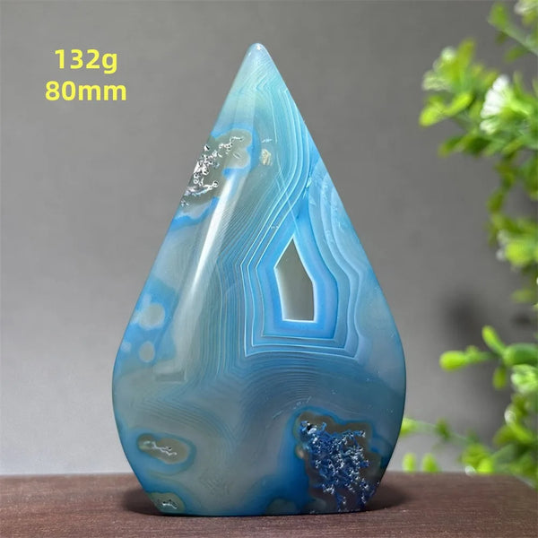 Blue Agate Torch-ToShay.org