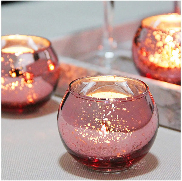 Mercury Glass Tealight Holders-ToShay.org