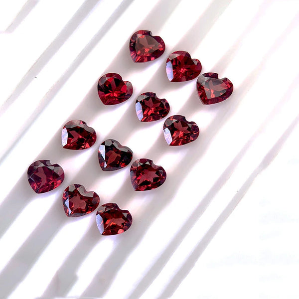 Red Garnet Hearts-ToShay.org