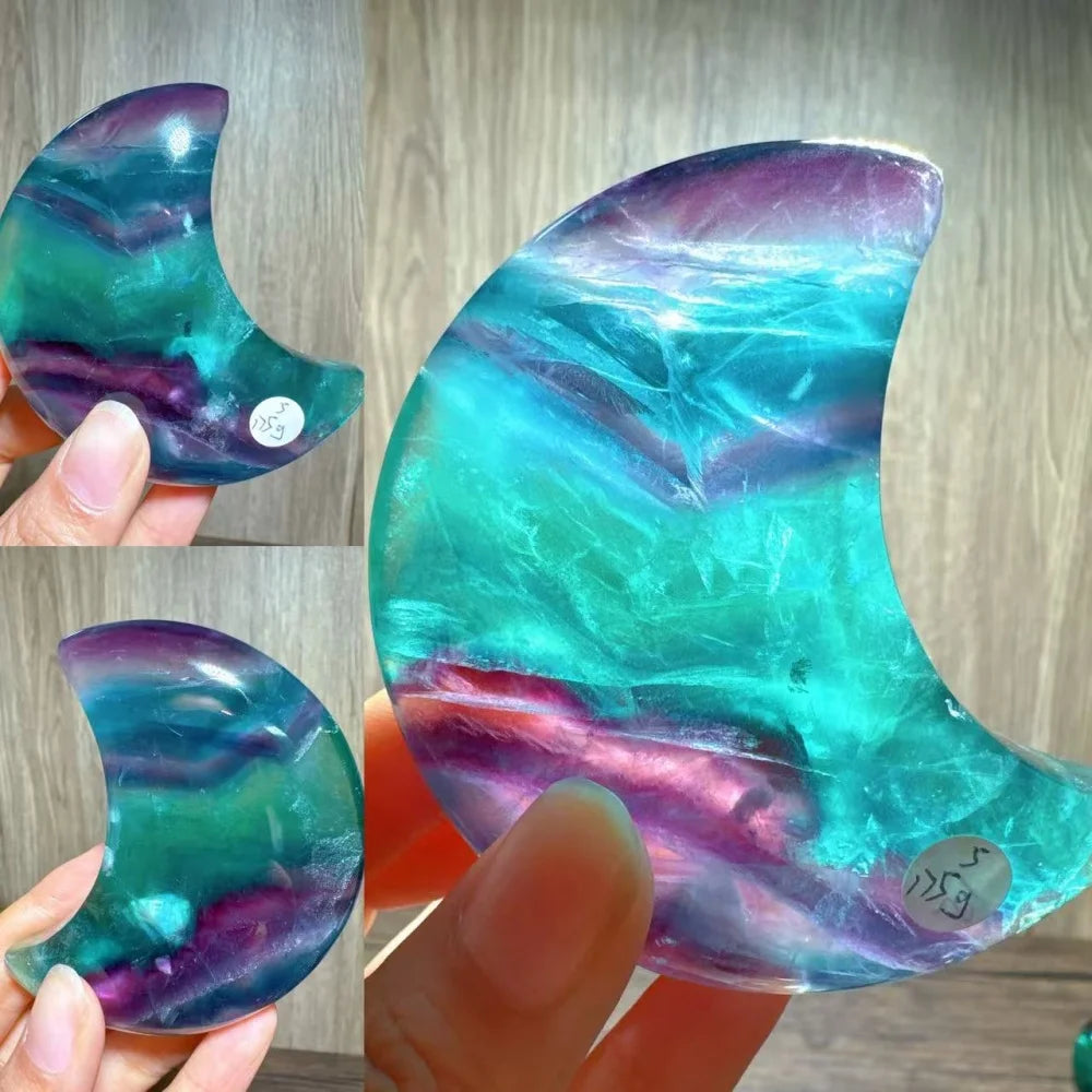 Rainbow Fluorite Moon-ToShay.org