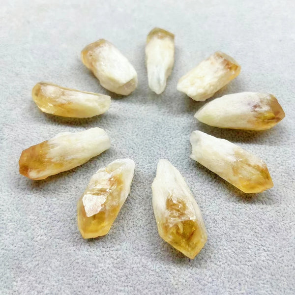Yellow Citrine Rough Point-ToShay.org