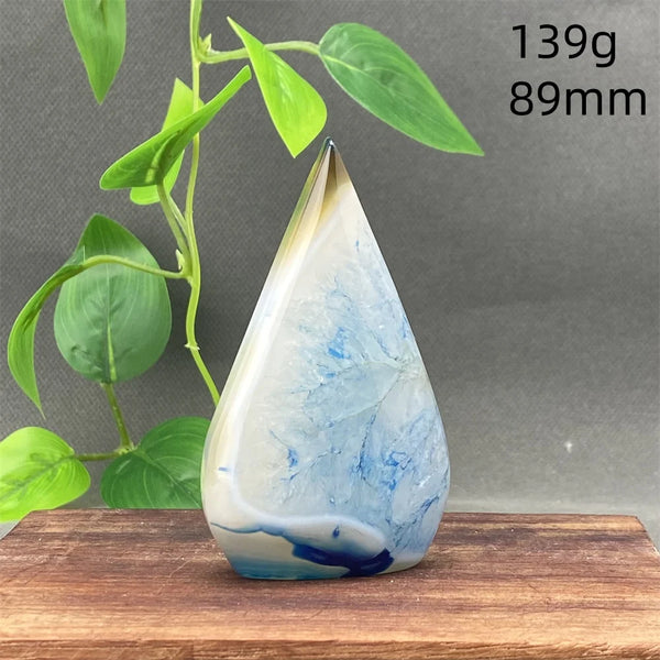 Blue Agate Torch-ToShay.org