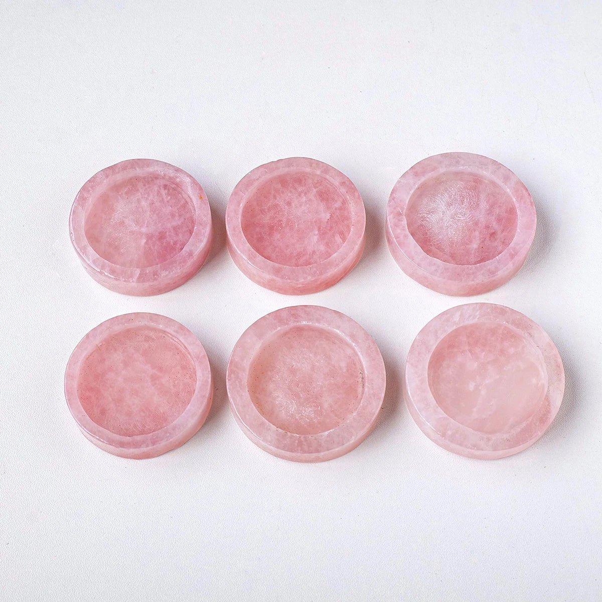 Pink Rose Quartz Candle Holder-ToShay.org