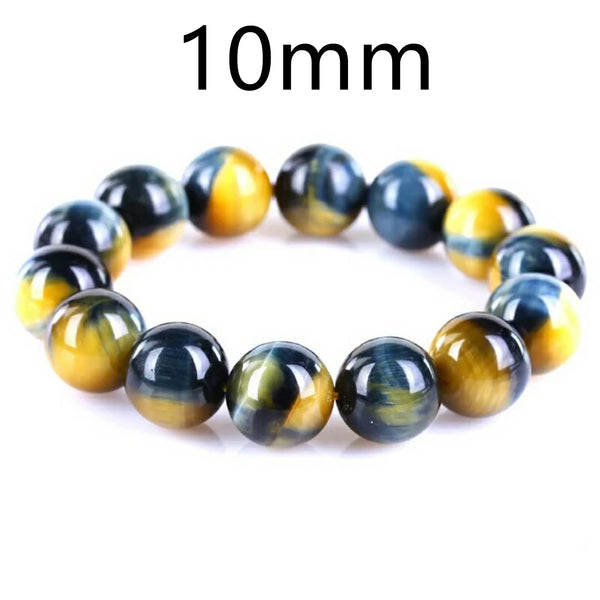 Yellow Blue Tigers Eye Bracelet-ToShay.org