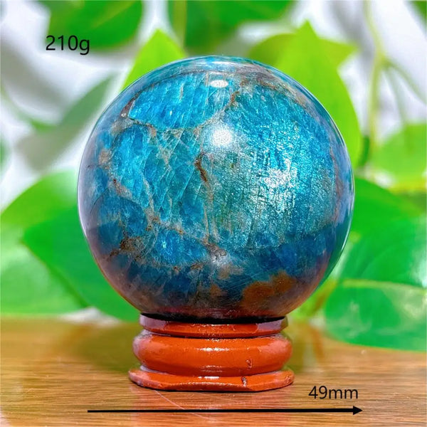 Blue Apatite Ball-ToShay.org