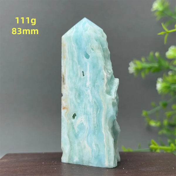 Blue Heteropolar Crystal Tower-ToShay.org