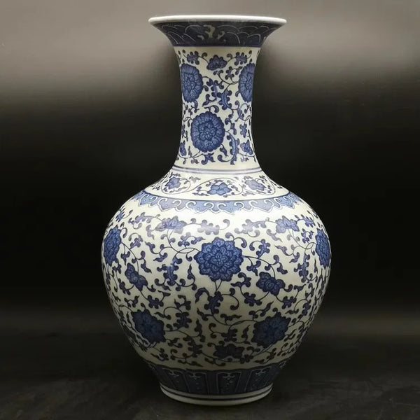 Blue White Porcelain Vase-ToShay.org