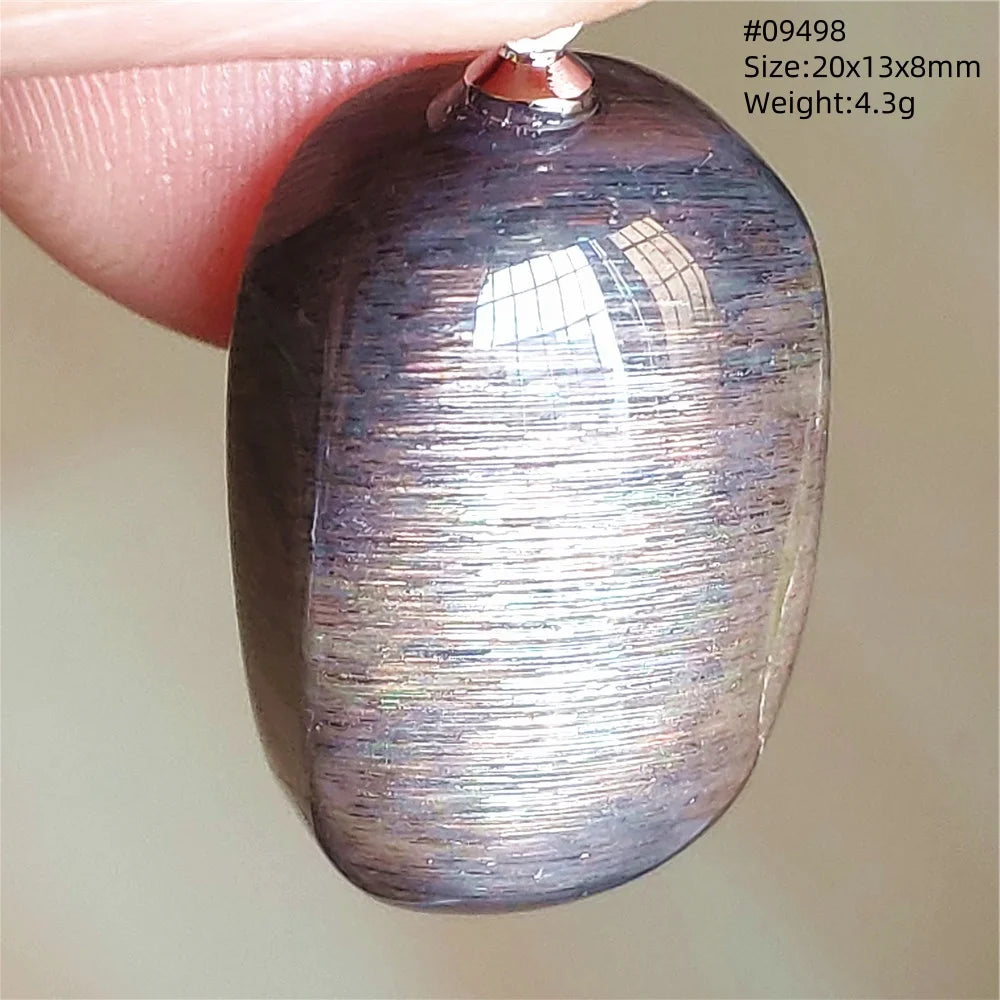 Black Sunstone Moonstone Pendant-ToShay.org