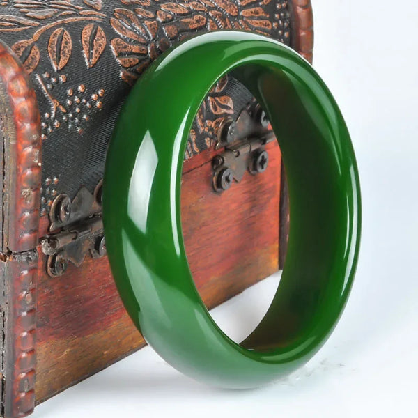 Green Jade Bangle-ToShay.org