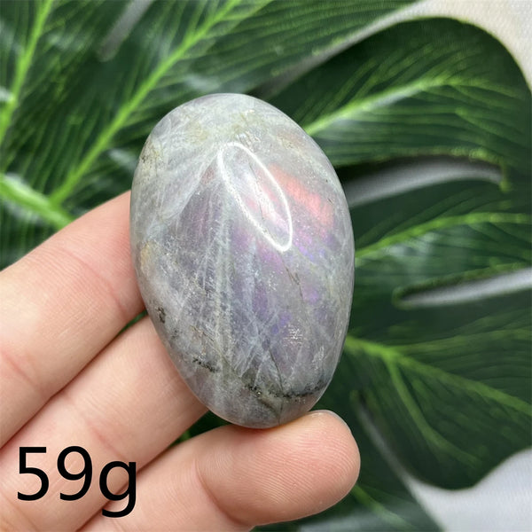 Purple Labradorite Palm Stone-ToShay.org