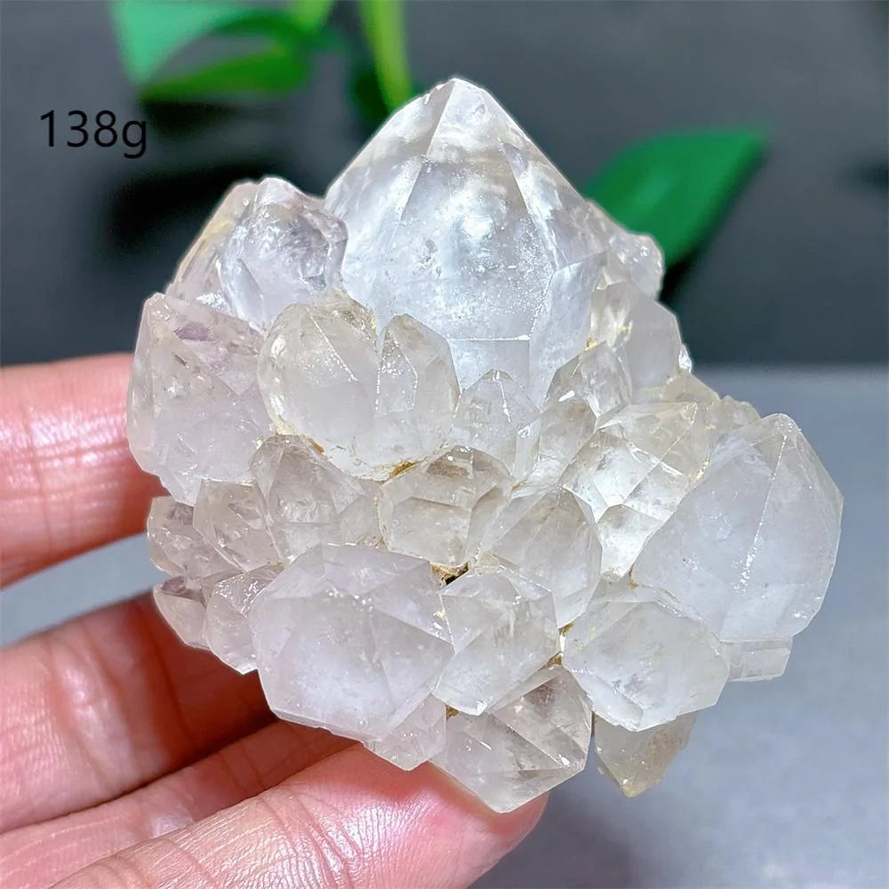 Clear Lotus Backbone Quartz Cluster-ToShay.org