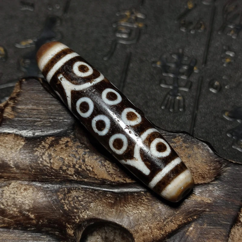 Tibetan Agate Eyes Dzi Beads-ToShay.org