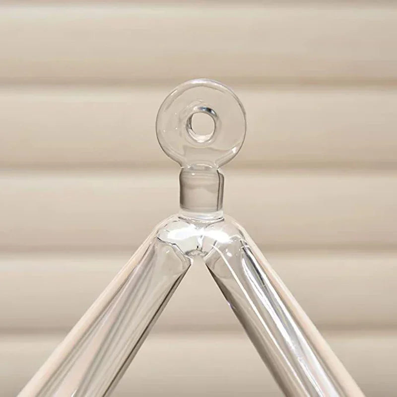 Clear Crystal Singing Pyramid-ToShay.org