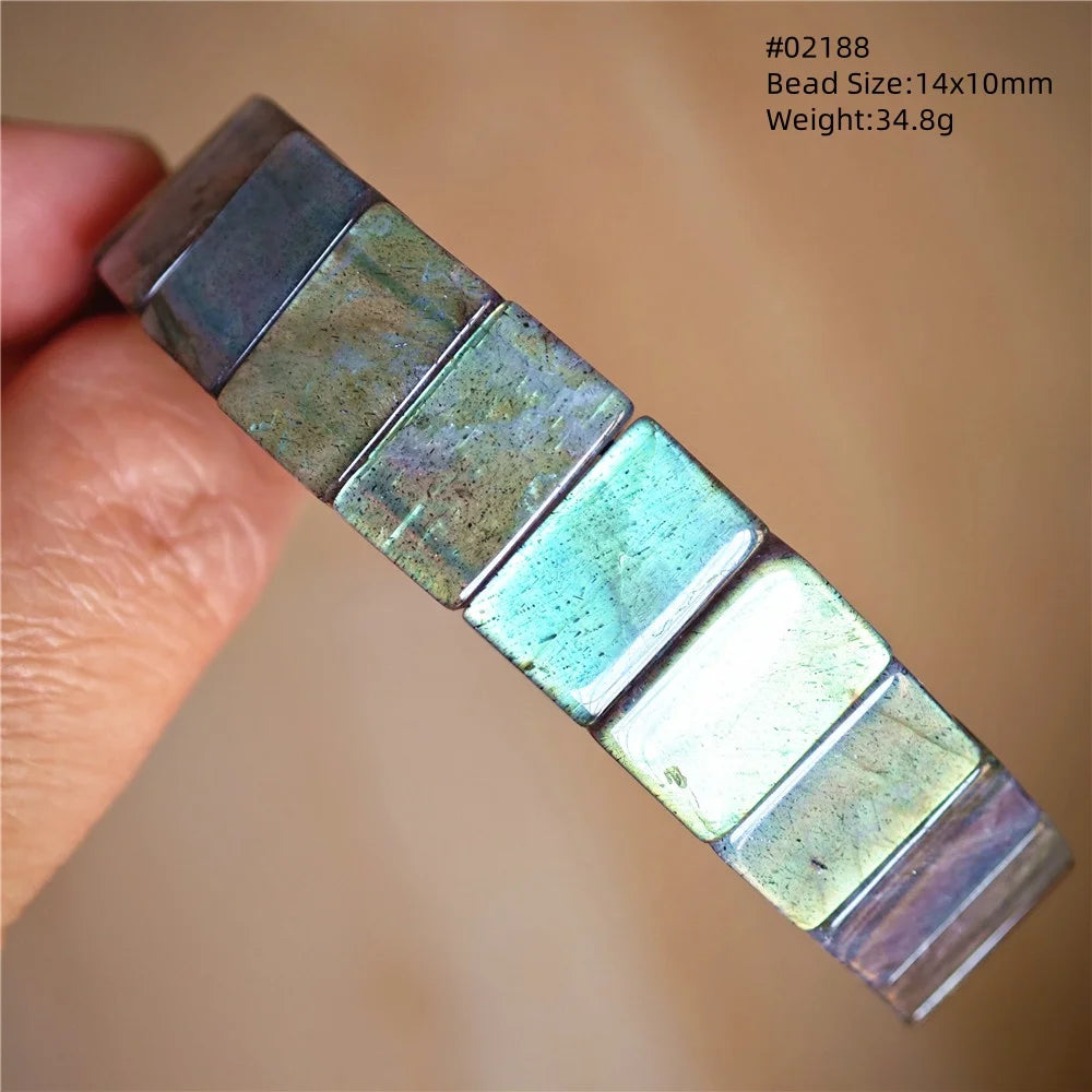 Blue Labradorite Bracelet-ToShay.org