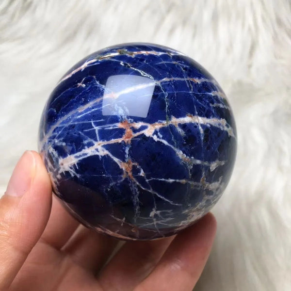 Blue Dumortierite Balls-ToShay.org