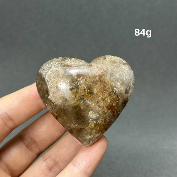 Green Ghost Quartz Heart-ToShay.org