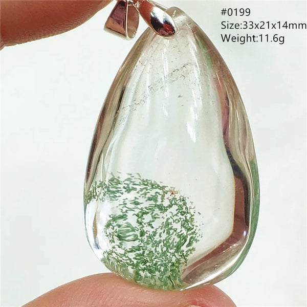 Green Phantom Quartz Pendant-ToShay.org