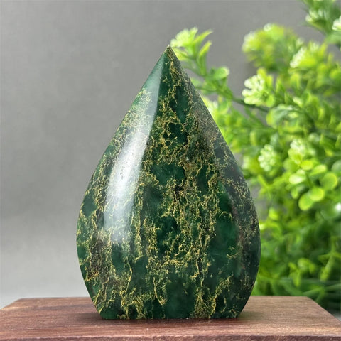 Green Emerald Agate Torch-ToShay.org
