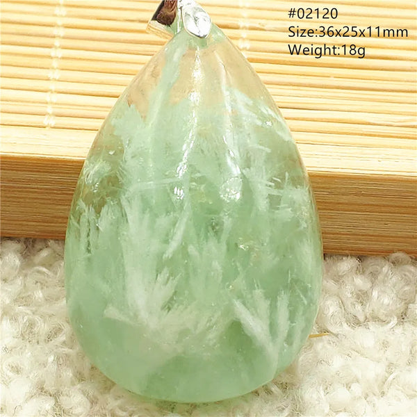 Green Blue Fluorite Pendant-ToShay.org