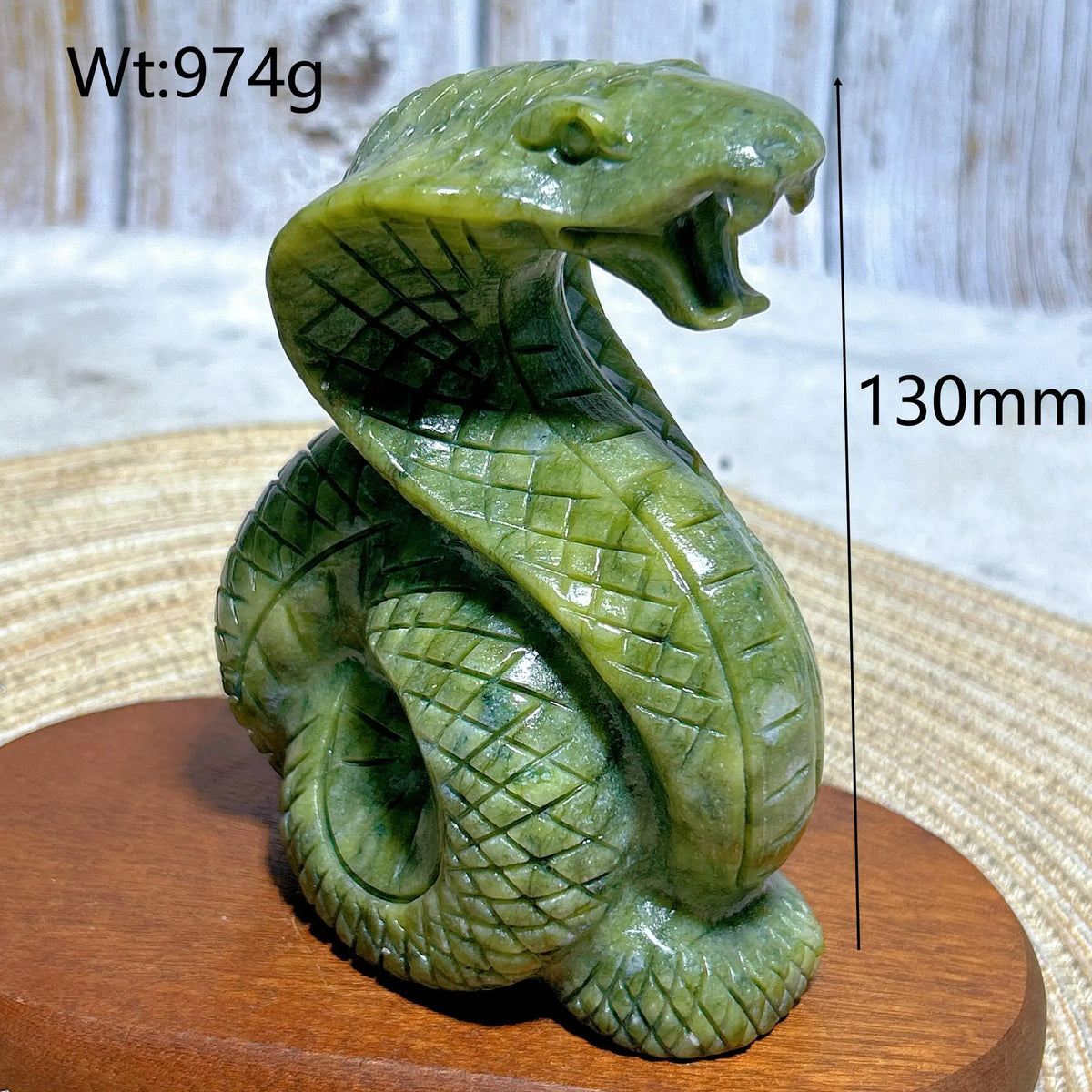 Green Jasper Cobra-ToShay.org