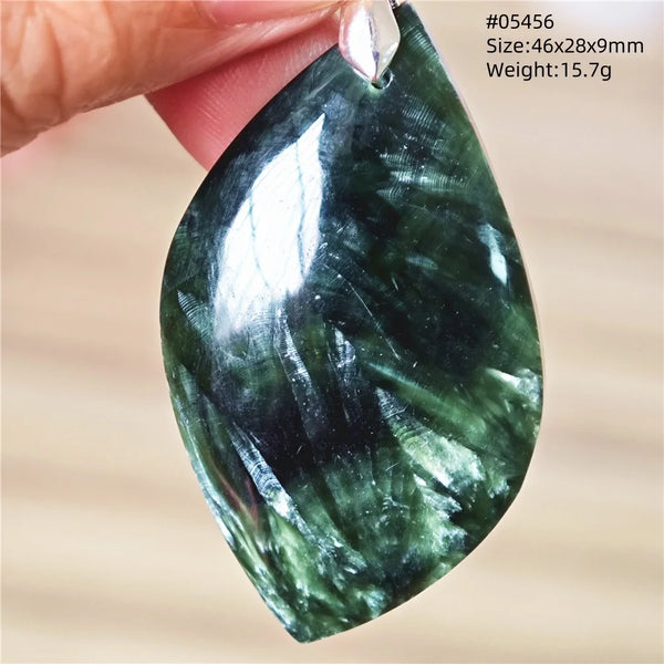 Green Seraphinite Pendant-ToShay.org