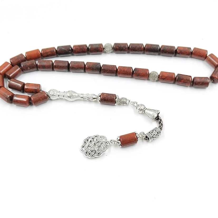 Red Obsidian Prayer Tasbih-ToShay.org