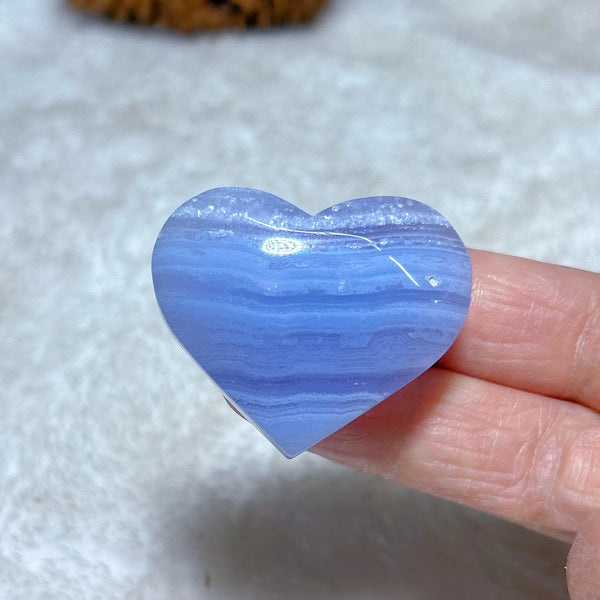 Blue Lace Agate Heart-ToShay.org