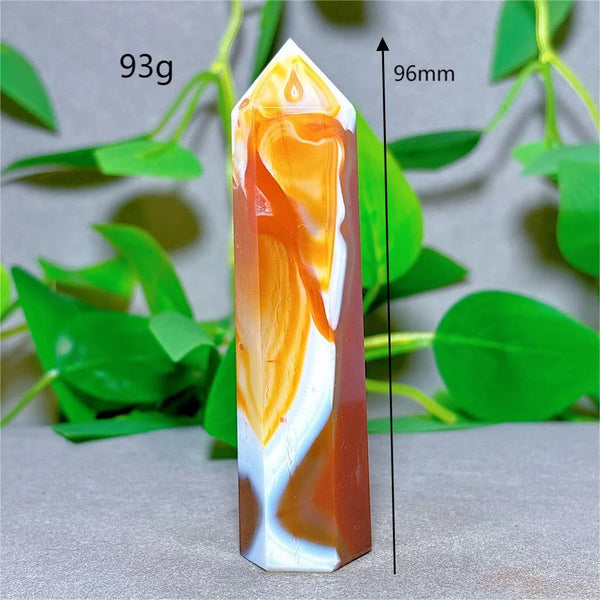 Orange Carnelian Quartz Tower-ToShay.org