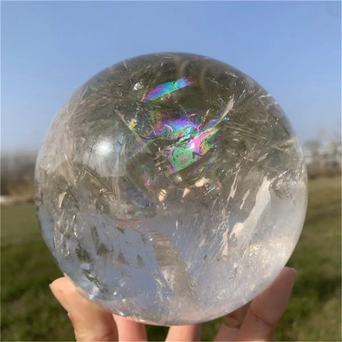 White Quartz Crystal Ball-ToShay.org