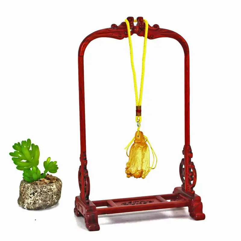Redwood Pendant Display Stand-ToShay.org