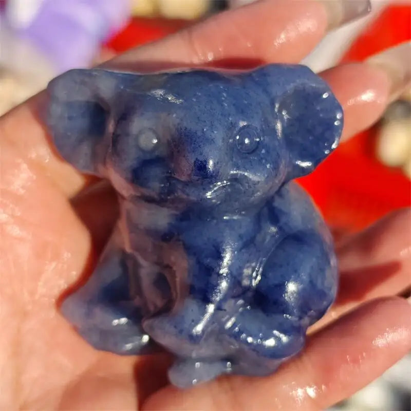 Blue Aventurine Koala-ToShay.org