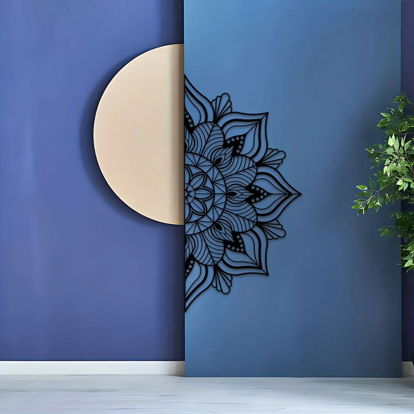 Mandala Lotus Flower Wall Art-ToShay.org