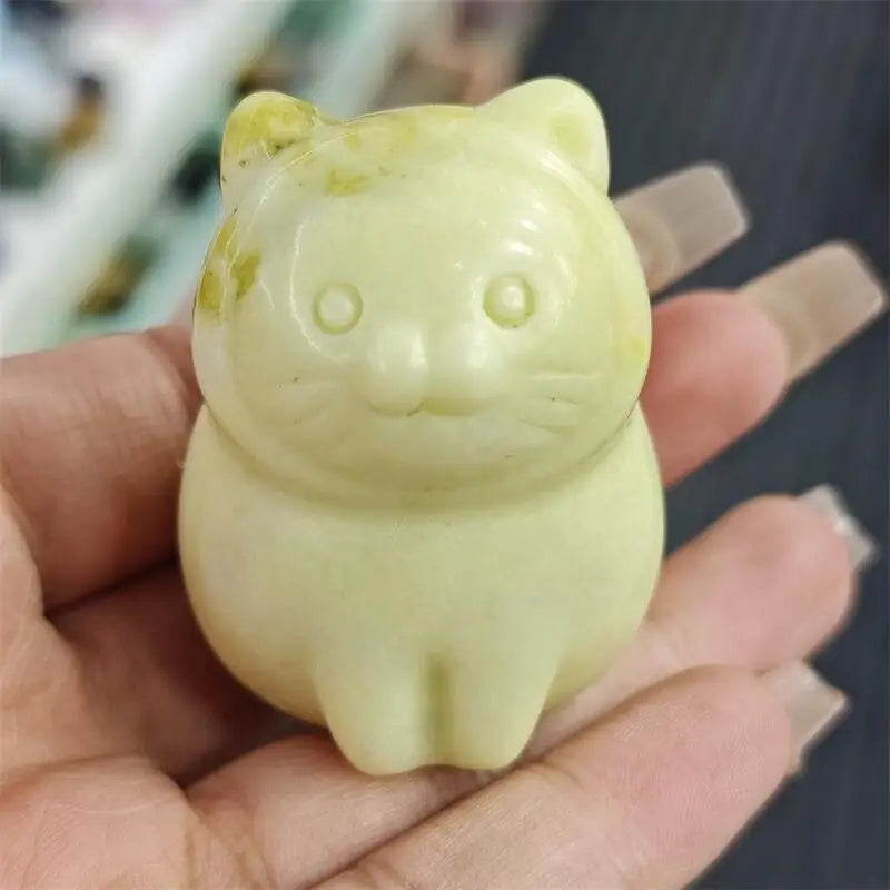 Yellow Jade Seal Cat-ToShay.org