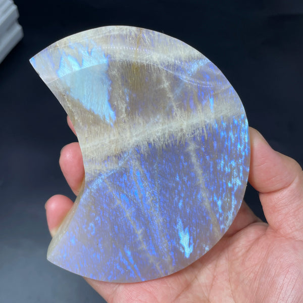 Blue Flash Moonstone Moon-ToShay.org