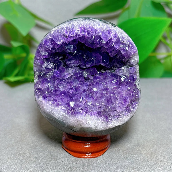 Purple Amethyst Cluster Ball-ToShay.org