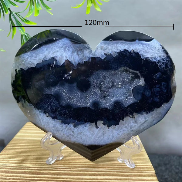 Black Agate Heart-ToShay.org