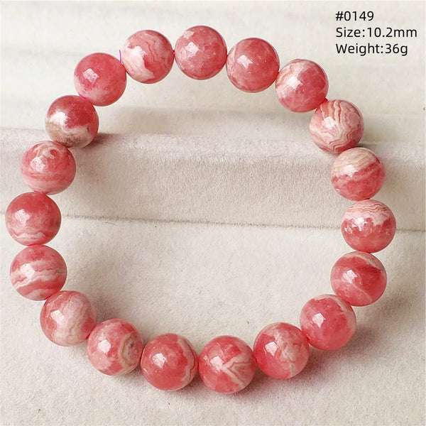 Red Rhodochrosite Bracelet-ToShay.org
