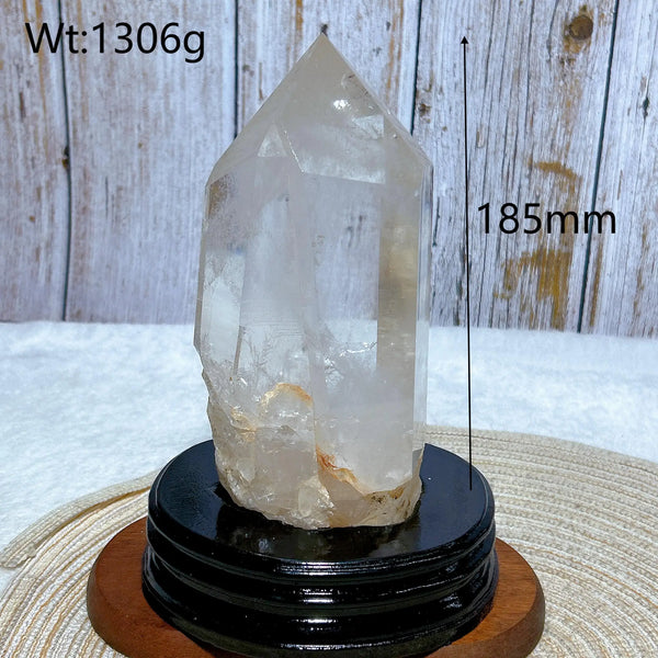 Clear Crystal Quartz Tower-ToShay.org