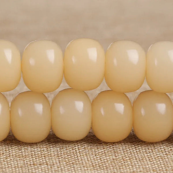 Yellow Bodhi Root Bead Mala-ToShay.org