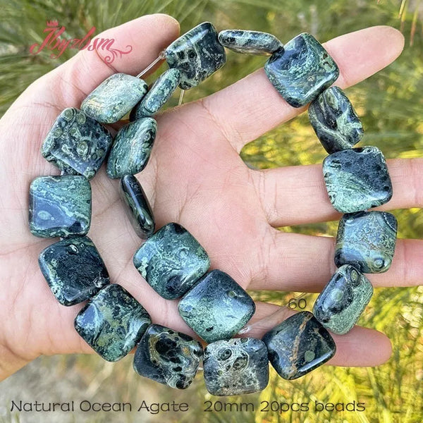 Mixed Crystal Square Beads-ToShay.org