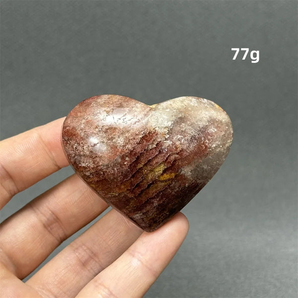 Green Ghost Quartz Heart-ToShay.org