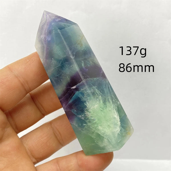 Rainbow Fluorite Crystal Point-ToShay.org