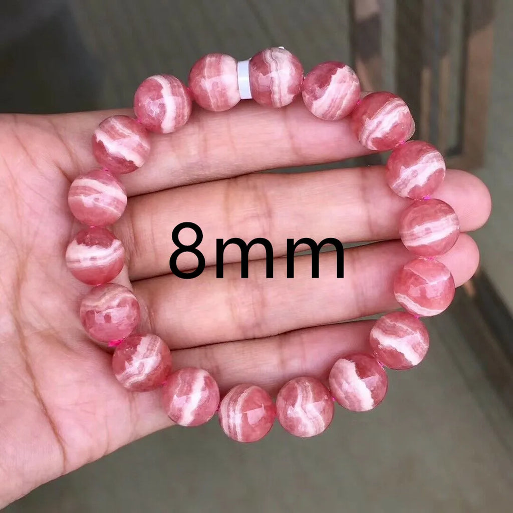 Red Rose Rhodochrosite Bracelet-ToShay.org