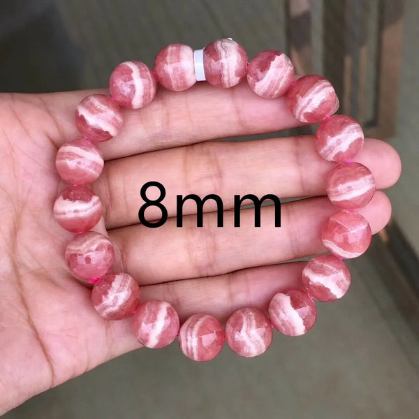 Red Rose Rhodochrosite Bracelet-ToShay.org