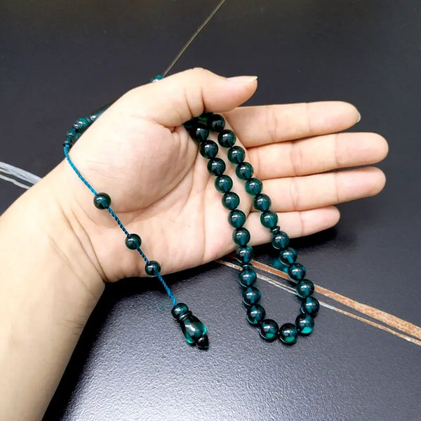 Blue Resin Prayer Beads-ToShay.org