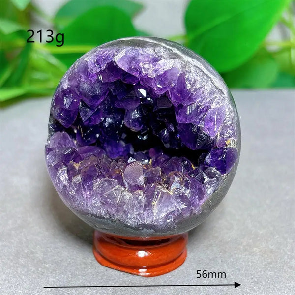 Purple Amethyst Cluster Ball-ToShay.org
