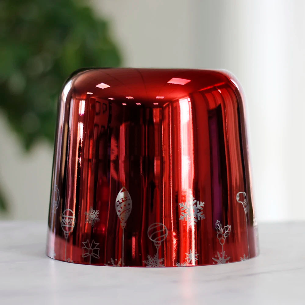 Red Christmas Singing Bowl-ToShay.org