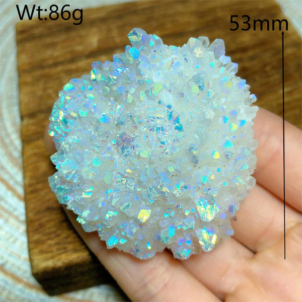 Rainbow Aura Quartz Cluster-ToShay.org