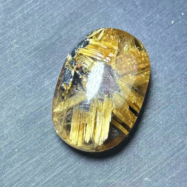 Gold Rutilated Quartz Pendant-ToShay.org