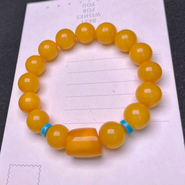 Orange Amber Bracelet-ToShay.org